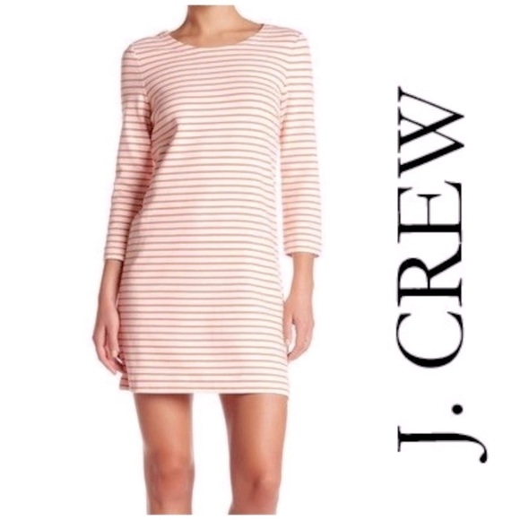 J. Crew Dresses & Skirts - J.Crew T-shirt 👟dress long sleeve red and white